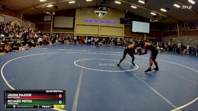 165 lbs Quarterfinal - Richard Motas, Vangaurd vs Javani Majoor, Unattached