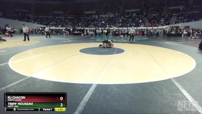 6A-126 lbs Champ. Round 2 - RJ Chacon, North Salem vs Tripp Moussavi, West Linn