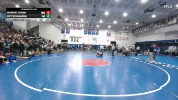 126 lbs Cons. Round 4 - Barrett Green, Thunder Basin High School vs Pryce Wiginton, Riverton