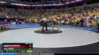 285 lbs Quarterfinal - Harrison Merriman, Monett vs Billy Pryor, St. Mary`s (St. Louis)