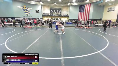 126 lbs 3rd Place Match - Blake Beissel, MN vs Maximus Riggins, IA