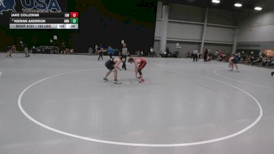 150 lbs Cons. Sub-quarters - Kieran Akerson, AMDG Wrestling Academy vs Jake Colleran, Izzy Style Wrestling