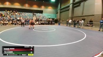 285 lbs Cons. Round 4 - Shane Swan, University vs Tim Kosier, Lincoln (Stockton)