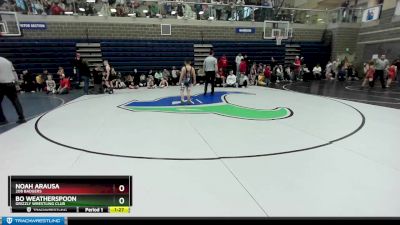 115 lbs Round 1 - Bo Weatherspoon, Grizzly Wrestling Club vs Noah Arausa, 208 Badgers