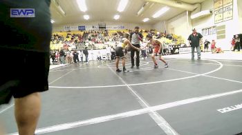 98 lbs Quarterfinal - Santiago Guthrie, Tahlequah Wrestling Club vs Ruben Valle, Jay Junior High