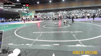 49 lbs Round Of 16 - Jaxon Martinez, Concede Nothing vs Zeke Gray, MilLard South Wrestling Club