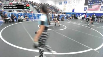 110 lbs Cons. Round 1 - Bella Luna Aguas, Foothill (Santa Ana) vs Jayla Velasquez, Heritage