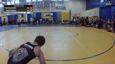 120 lbs Champ. Round 2 - Juan Torres, Lincoln High School vs Mason Rohe, Victory Elite
