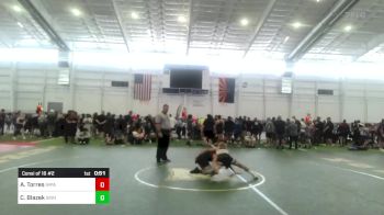126 lbs Consi Of 16 #2 - Anthony Torres, Impact Wrestling Club vs Conner Blazek, Grindhouse WC West