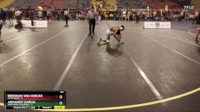 141 lbs Placement Matches (16 Team) - Armando Garcia, Northern Colorado vs Brennan Van Hoecke, Little Rock