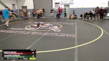 73 lbs Quarterfinal - Madison Kuebler, Soldotna Whalers Wrestling Club vs Eowyn Esmay, Baranof Bruins Wrestling Club