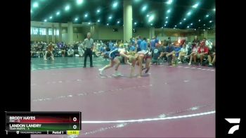 132 lbs Round 1 (6 Team) - Landon Landry, Team Misfits vs Brody Hayes, PWC