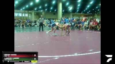 132 lbs Round 1 (6 Team) - Landon Landry, Team Misfits vs Brody Hayes, PWC