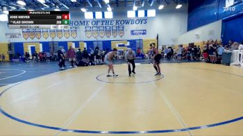 106 lbs Champ. Round 2 - Jose Nieves, Land O Lakes vs Vlad Drown, Brevard FCA