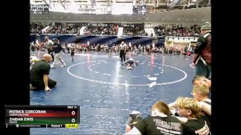 65 lbs Quarterfinal - Patrick Corcoran, Lower Dauphin vs Zaidan Ewis, Chaos