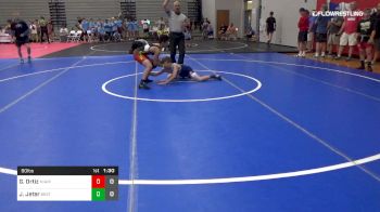 90 lbs Rr Rnd 1 - Giani Ortiz, Miami Elite vs Joe Jeter, Best Trained Blue