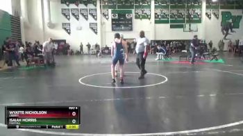 125 lbs Round 4 - Isaiah Morris, Foothill vs Wyatte Nicholson, Liberty