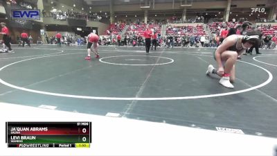 165 lbs Quarterfinal - Levi Braun, Wamego vs Ja`Quan Abrams, Salina