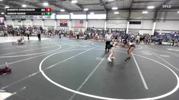 123 lbs Quarterfinal - Madisyn Christenson, Ravage WC vs Jordyn Harris, Az Cross Trained