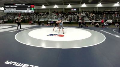 157 lbs 1st Place Match - Jake Miller, Broken Arrow Wrestling Club vs Gus Cardinal, Valiant Wrestling Club