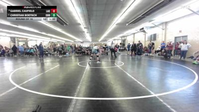 189 lbs Round Of 16 - Gabriel Caufield, Lake Ariel vs Christian Boetsch, Sunbury