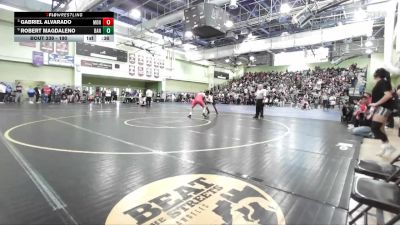 190 lbs Cons. Round 3 - Gabriel Alvarado, MONROE vs Robert Magdaleno, BANNING