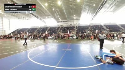 120 lbs Round Of 32 - Valentino Fonseca, No Team vs Zane De Leon, Rancho Bernardo WC