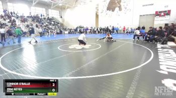 128 Boys Champ. Round 1 - Connor O`Balle, Vista vs Zeni Reyes, Kearny