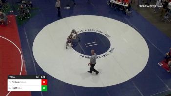 77 lbs Prelims - Hunter Dobson, Punxsy vs Caden Rutt, Solanco