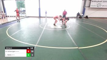 138 lbs Rr Rnd 3 - Brason Schortgen, Warrior RTC vs Luke Wells, BRTC