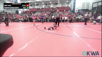 35 lbs Consolation - Chet Clay, Skiatook Youth Wrestling vs Kannon Engelhardt, Mojo Grappling Academy