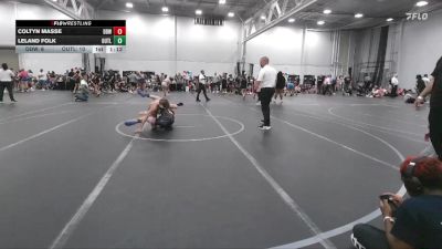 126 lbs Round 5 (6 Team) - Leland Folk, Outlaws HS vs Coltyn Masse, Dirty Den Wrestling