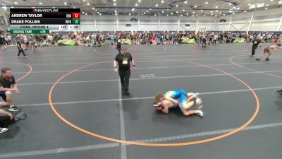 132 lbs Cons. Round 4 - Drake Pollins, Brighton vs Andrew Taylor, Unattached