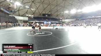 105 lbs Cons. Round 3 - Benjamin Romero, Toppenish USA Wrestling Club vs Clive Seubert, Snoqualmie Valley Wrestling Club