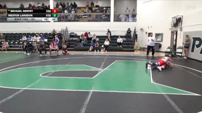 120 lbs Cons. Round 4 - Michael Gentry, Pizitz Middle School vs Weston Langdon, Hewitt-Trussville Middle School