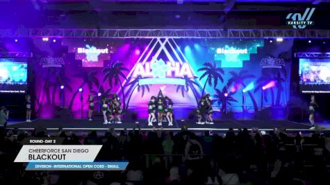 CheerForce San Diego - Blackout [2023 L6 International Open Coed - Small Day 2] 2023 Aloha Grand Nationals