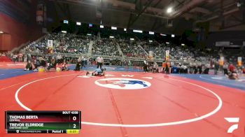 4A-195 lbs Cons. Semi - Thomas Berta, Central vs Trevor Eldridge, Cheyenne East