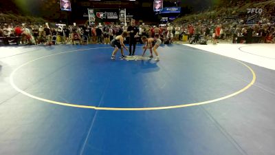 190 lbs Cons 16 #1 - Kelson Dirk, SD vs Conner Hoar, IN