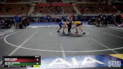 D2-138 lbs Champ. Round 1 - Skyer Hickman, Canyon View vs Nate Flores, Mountain Pointe