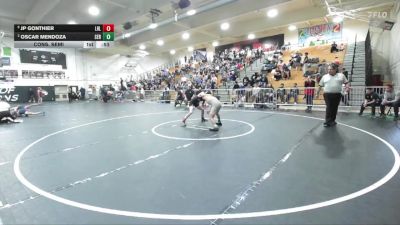 120 lbs Cons. Semi - Oscar Mendoza, Servite vs Jp Gonthier, Laguna Hills