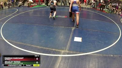 120 lbs Cons. Round 2 - Maddax Marchant, Richfield vs Bradley Patino, Grantsville Wrestling Club