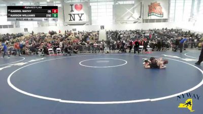 61 lbs Cons. Round 2 - Karson Williams, Salamanca Youth Wrestling Club vs Gabriel Mathy, Club Not Listed