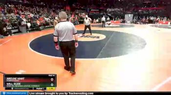 1A 138 lbs Cons. Semi - Will Rude, Sterling (Newman Central Catholic) vs Arojae Hart, Murphysboro