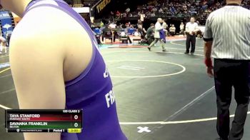 135 Class 2 lbs Semifinal - Savanna Franklin, Belton vs Taya Stanford, Parkway South