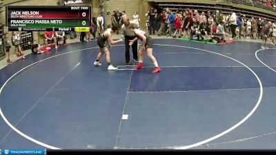 120 lbs Champ. Round 1 - Jack Nelson, Delta Wrestling Club vs Francisco Massa Neto, Gold Rush