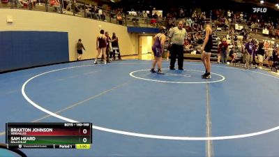 140-149 lbs Cons. Round 1 - Braxton Johnson, Versailles vs Sam Heard, Hallsville