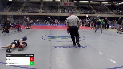 52 lbs Semifinal - Damear Roy, Penngrove vs Gunnar Woods, Forest Hill