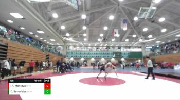 126 lbs Cons. Round 4 - Abram Montoya, Temecula Valley vs Caleb Benevides, Brawley