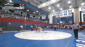 215 lbs 7th Place - Derek Diamond, Frazier vs Tyler Clayton, Chartiers-Houston