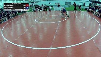 100 lbs Alyaah Bravo, California Blue vs Vina Nguyen, Washington